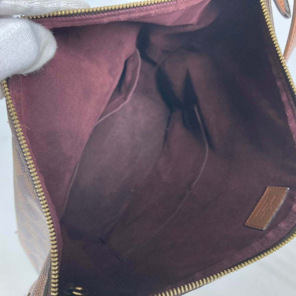 LOUIS VUITTON Authentic Brown Damier Canvas Shoulder Bag - Picture 8 of 16